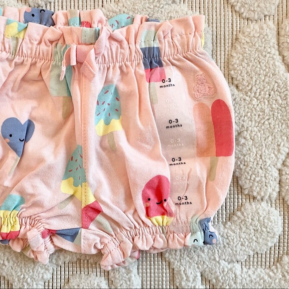 Baby Gap girl popsicle bubble shorts 0-3m NWT! - Picture 2 of 2